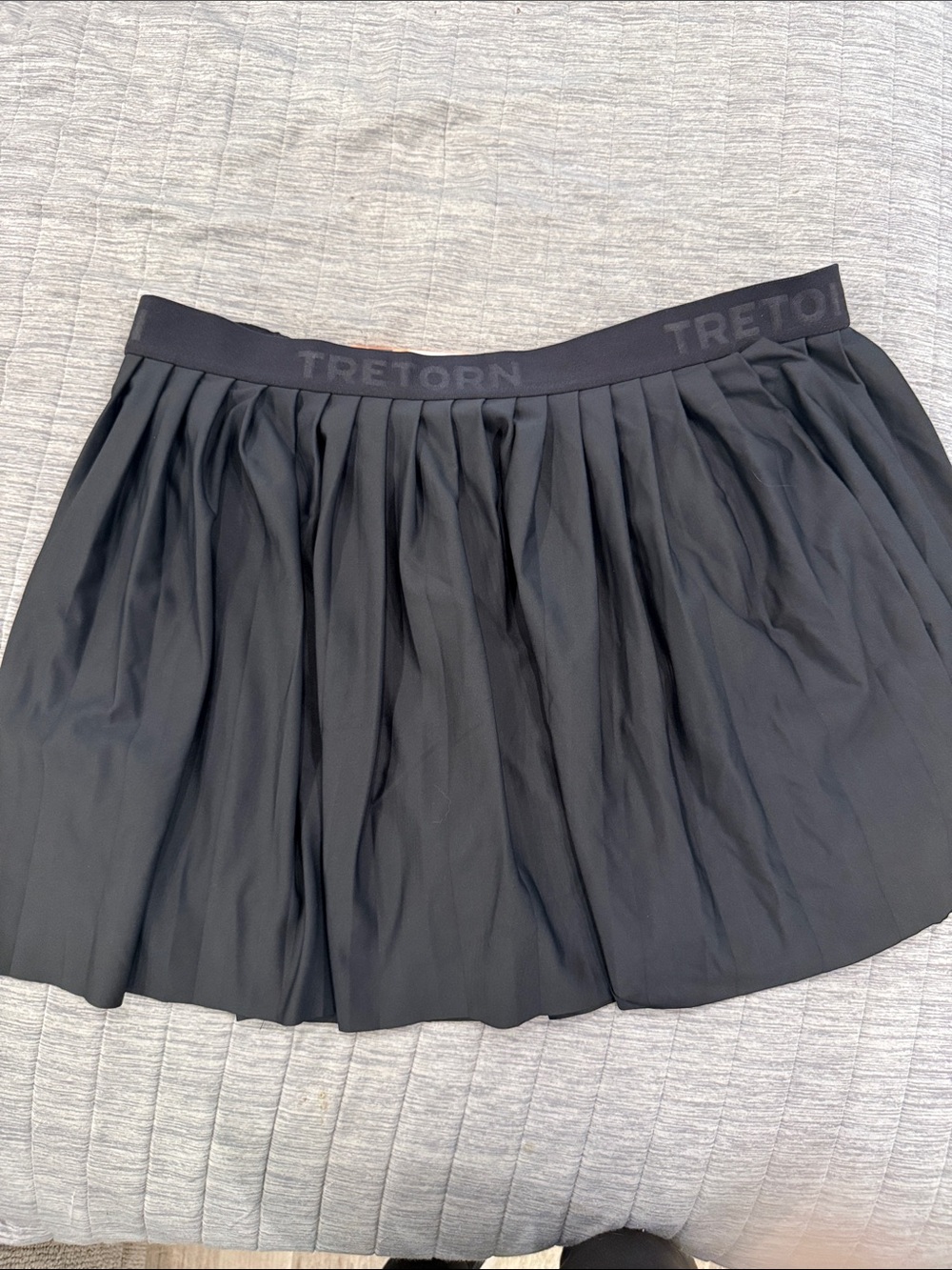 Tretorn Black Pleated Skater Skirt